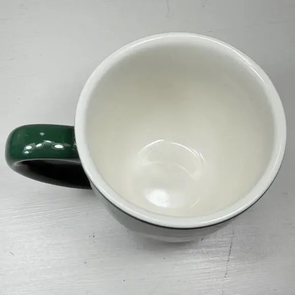 Masters Augusta National Golf Club Coffee Mug 16oz Green White Porcelain EUC - Picture 3 of 4